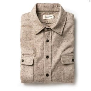 Taylor Stitch Yosemite Shirt in Oat Donegal
